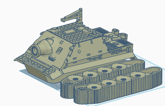 LEGO COMPATIBLE military lego Sturmtiger, Sturmpanzer VI, 38 cm RW61 auf Sturmmörser Tiger, Sturmmörser Tiger