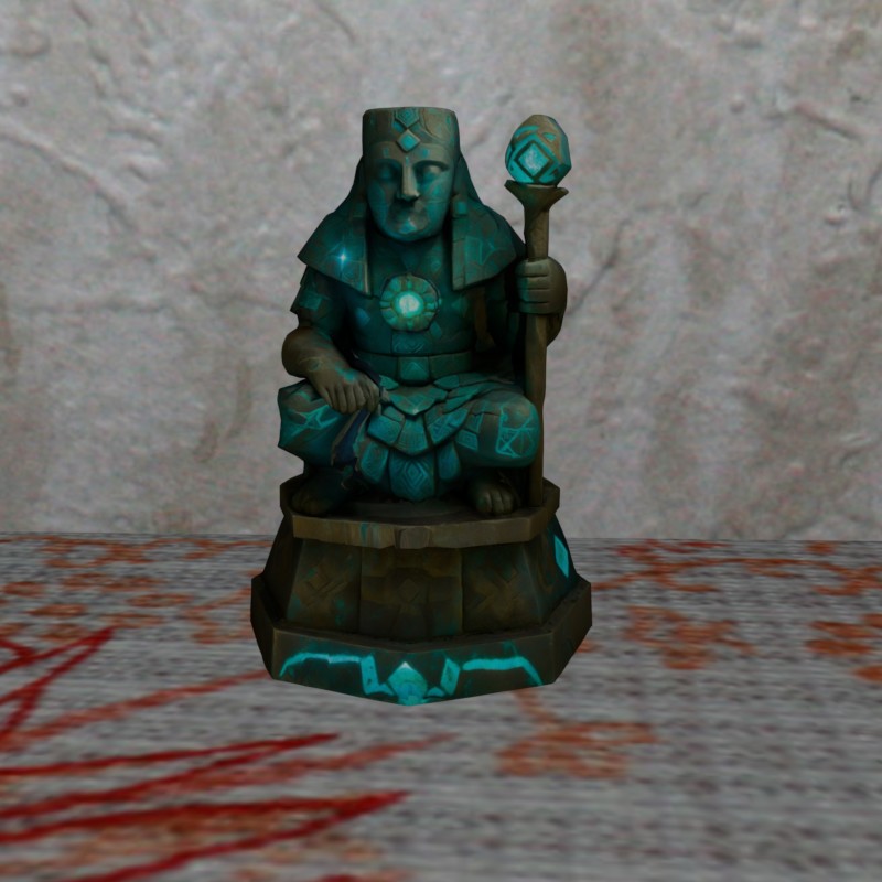 Mystic Jade DND NPC Inca King Nosupport easyprint FDM