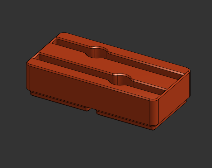 Gridfinity 2x1 Drill Chuck Key Holder – Secure Chuck Key Storage