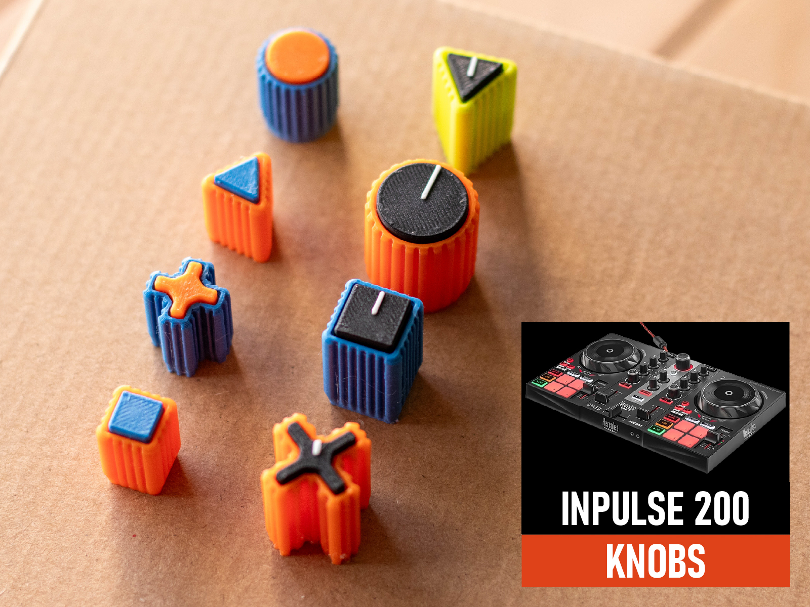 Hercules Inpulse 200 Colorful Encoder Knobs
