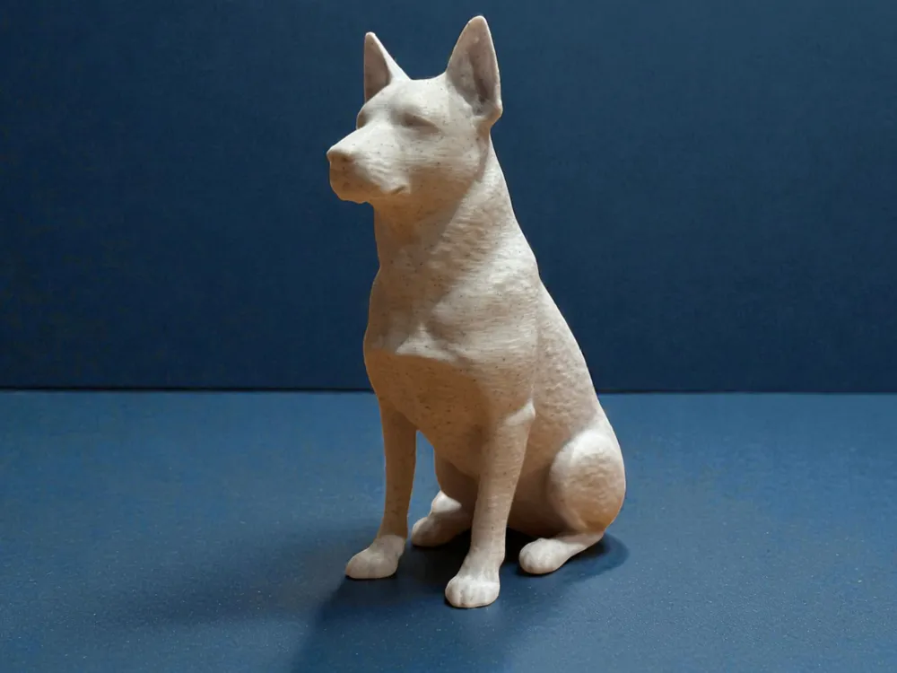 Calm Companion Sculptural Shepherd Shorthair