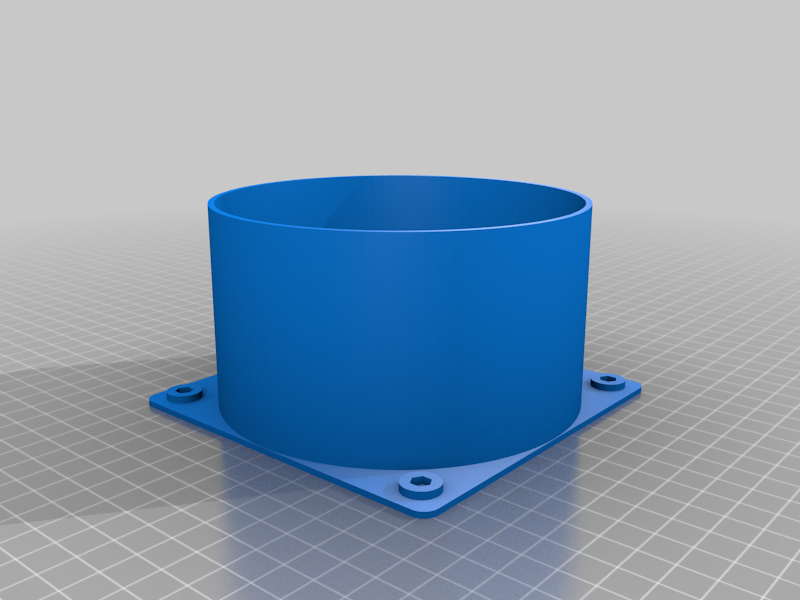TwoTrees TS3 Enclosed Laser Engraver stock ducting to 120mm fan and 4" ducting