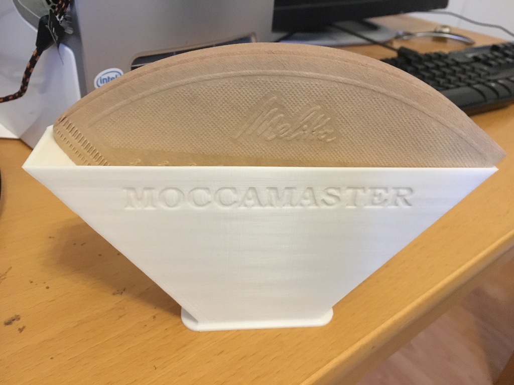 Coffee filterholder with Moccamaster logo