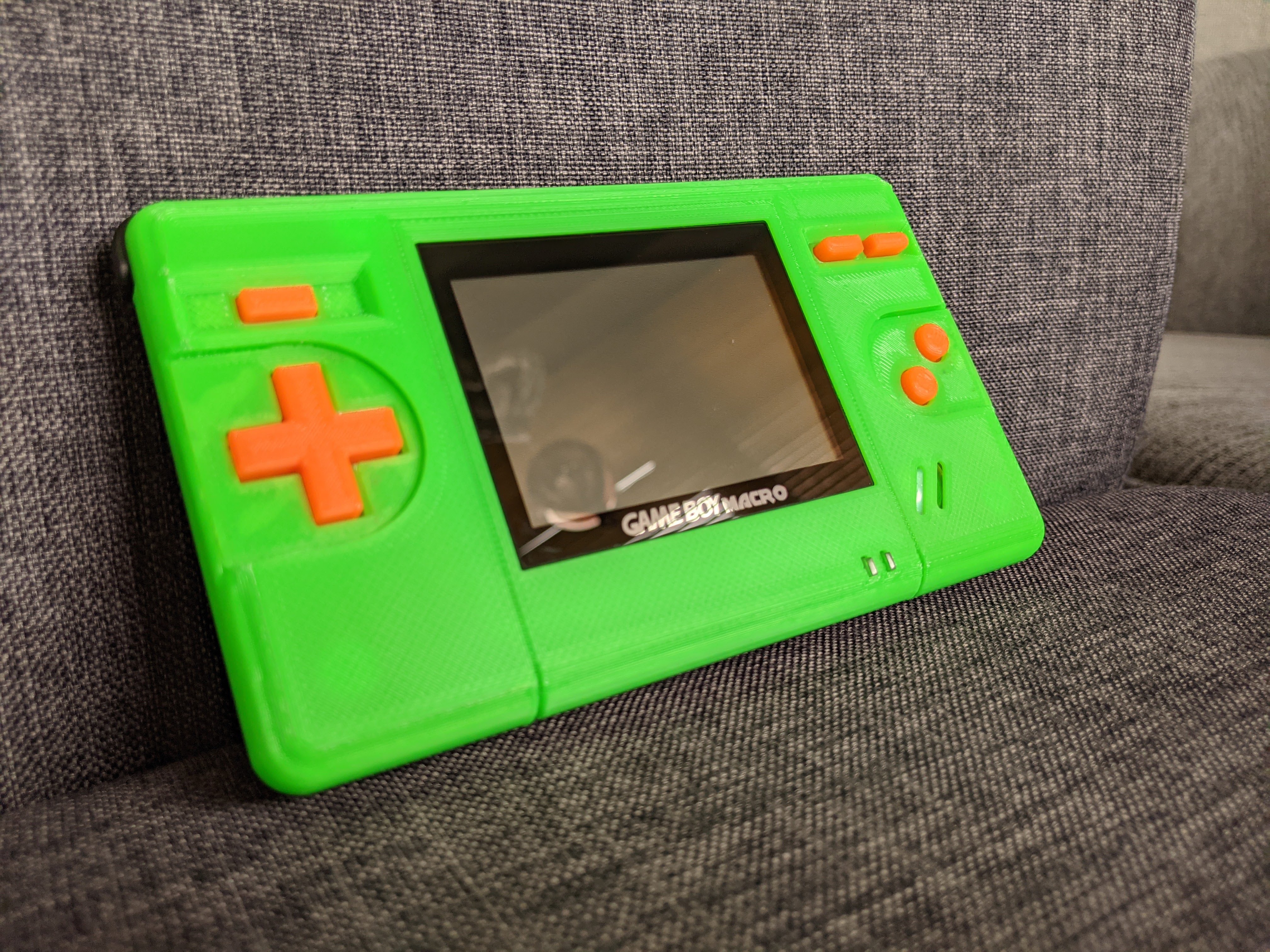 Gameboy Macro XL face plate glass screen 4 button
