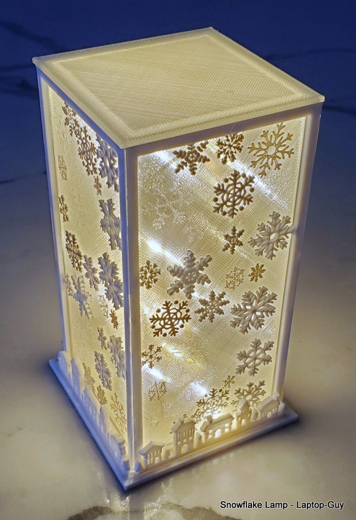 Christmas Holiday Snowflake Lantern