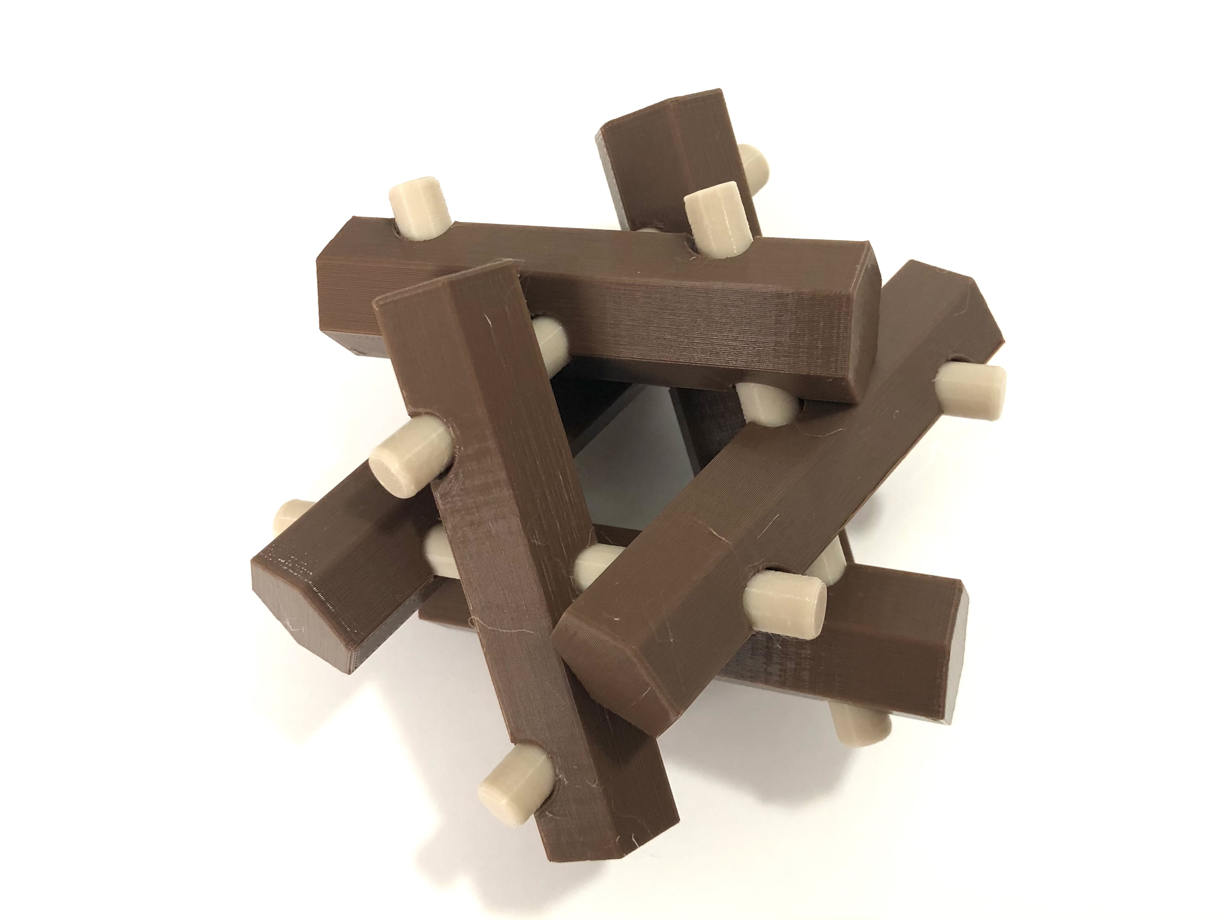 Cuckoo Nest - Interlocking puzzle by Stewart Coffin (STC #21)