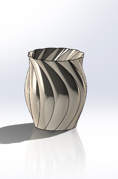 Basic Vase, Round to bloom shape