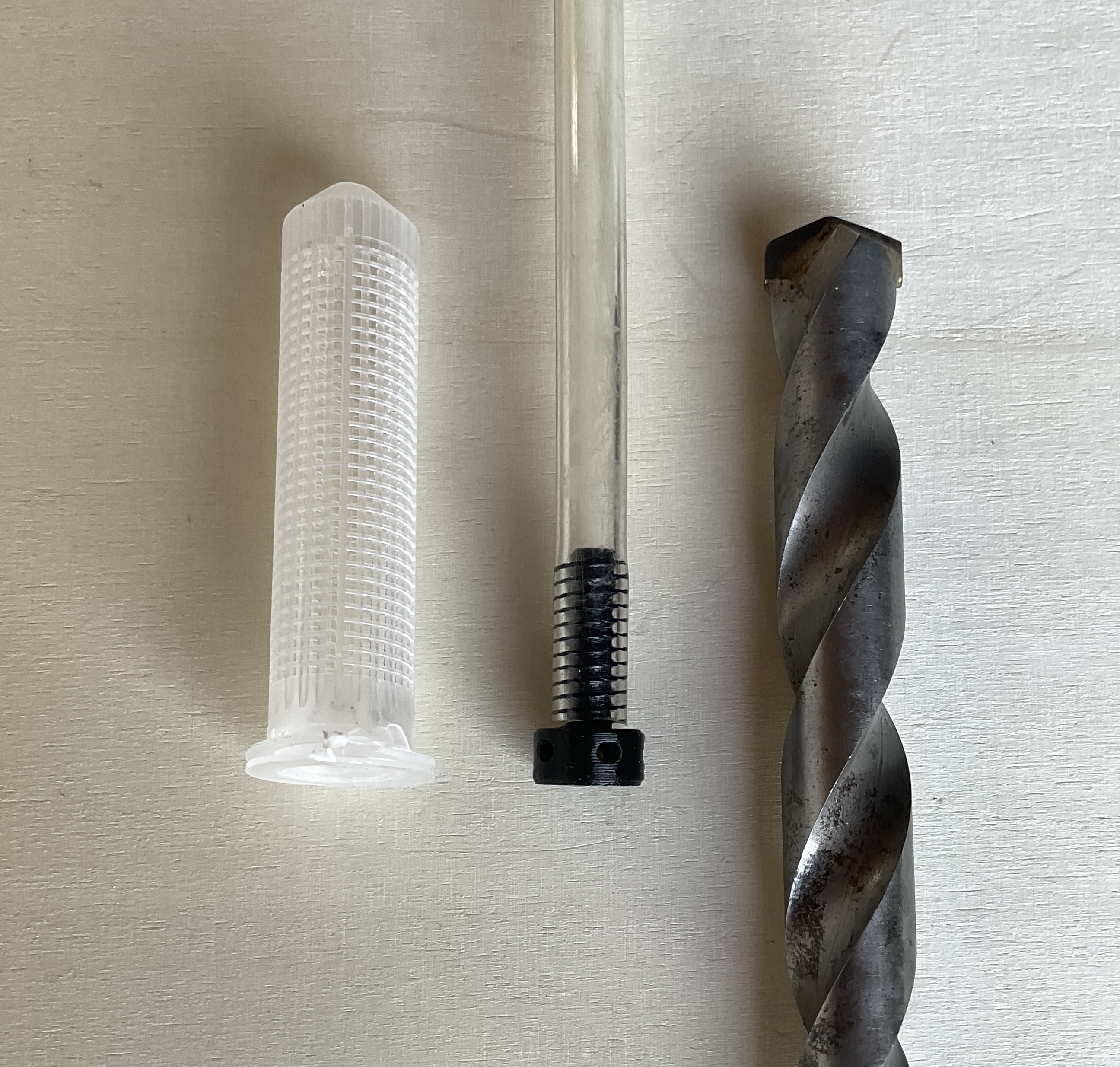 Cleaning nozzle for a hose to clean deep bores