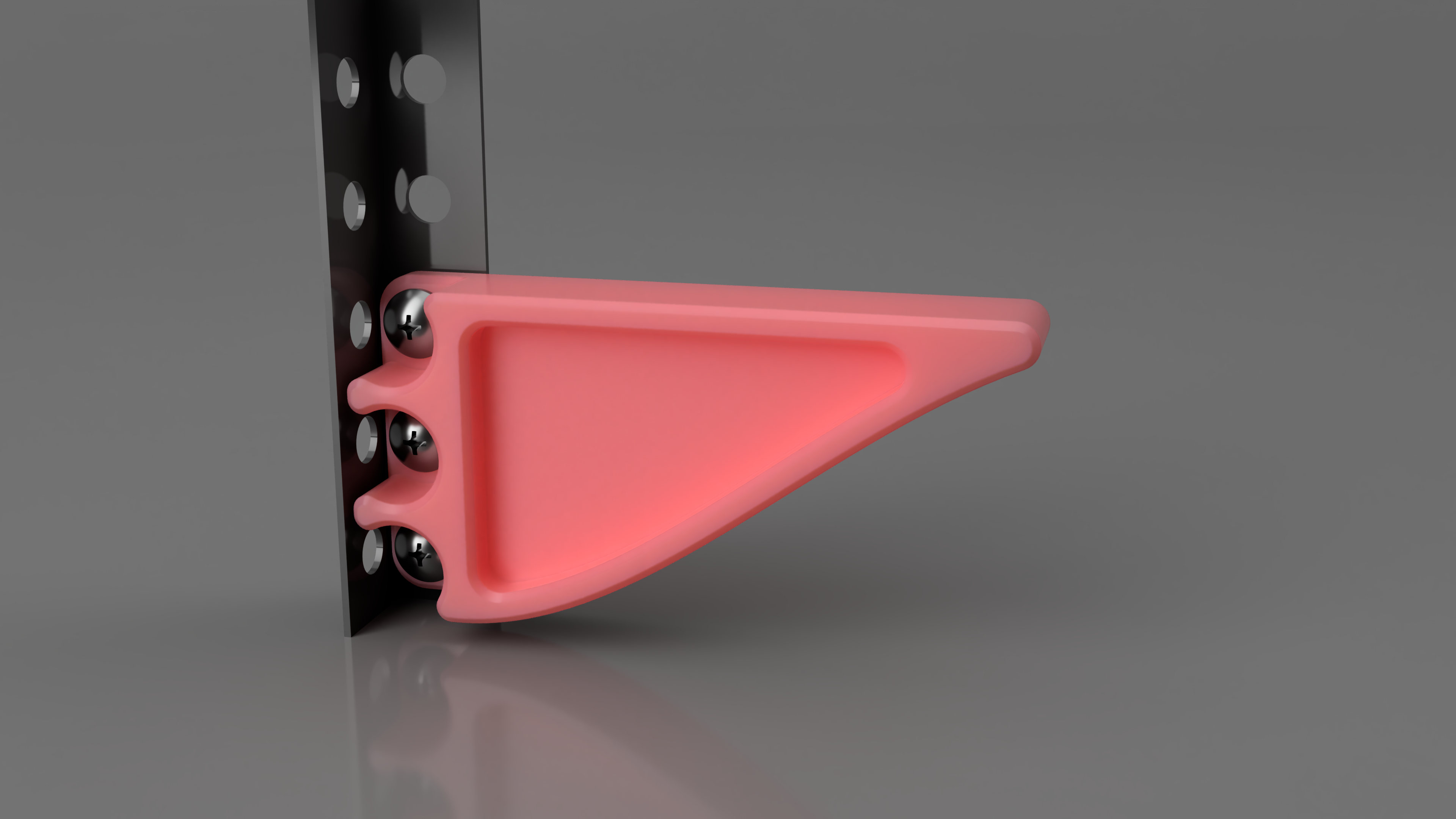 Rear Support for Rack Network Switch