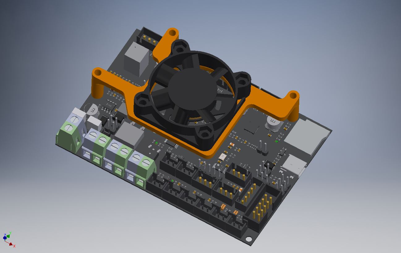 BTT SKR Mini E3 4010 Fan holder