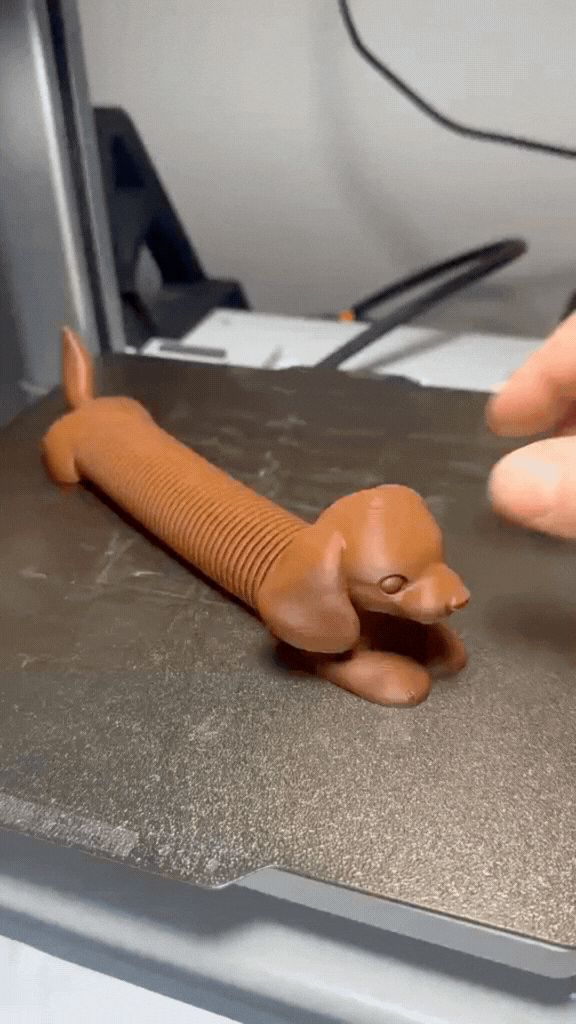 Flexi Dachshund Slinky Articulated Sausage Dog Toy
