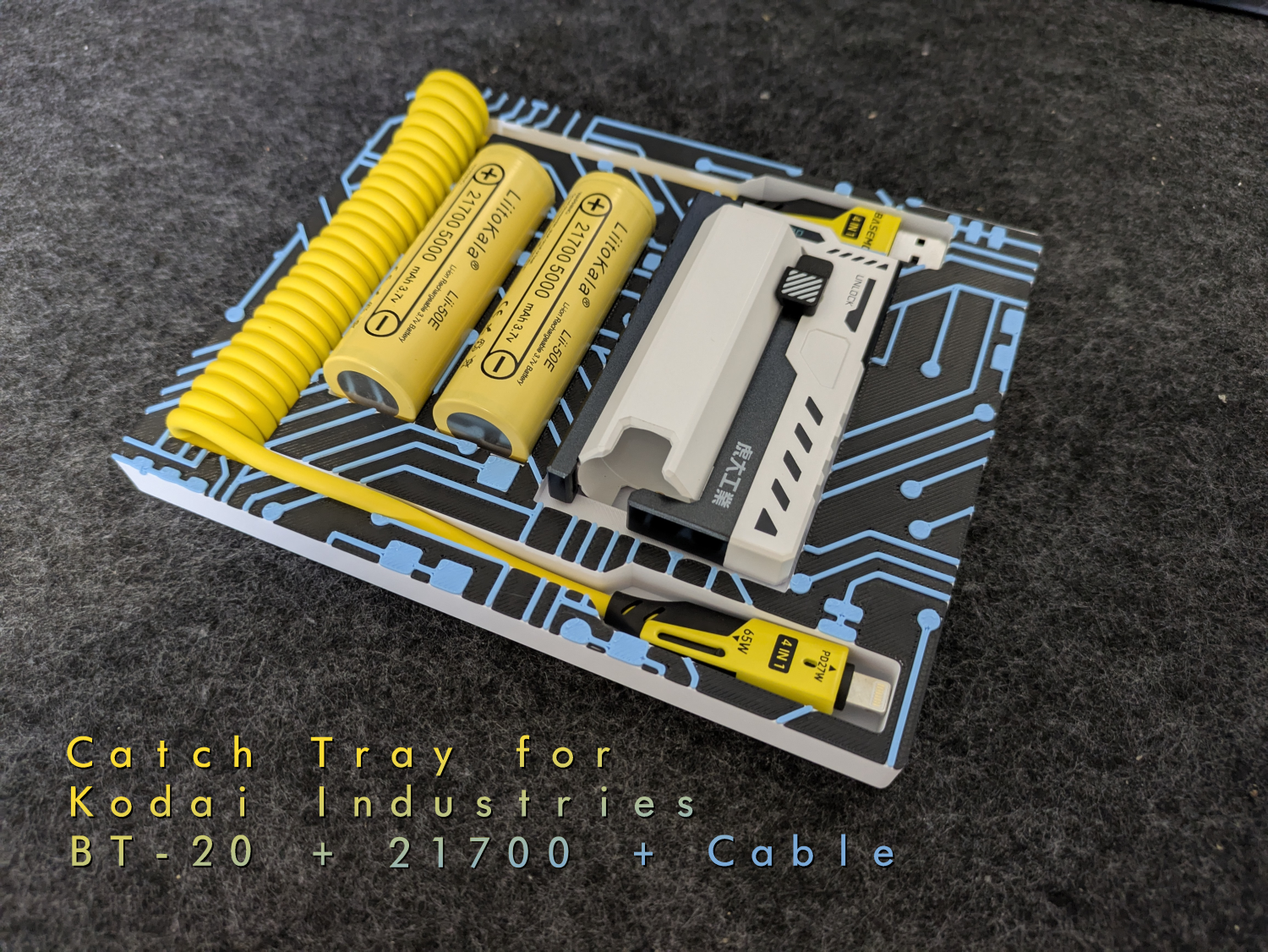 Catch Tray for Kodai Industries BT-20 Power Bank and Accessories