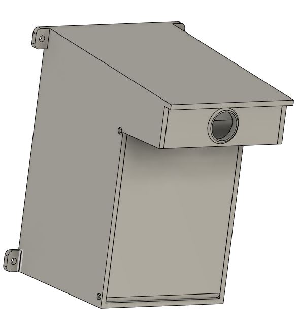 Bird house for coal or marsh tit 28 mm hole