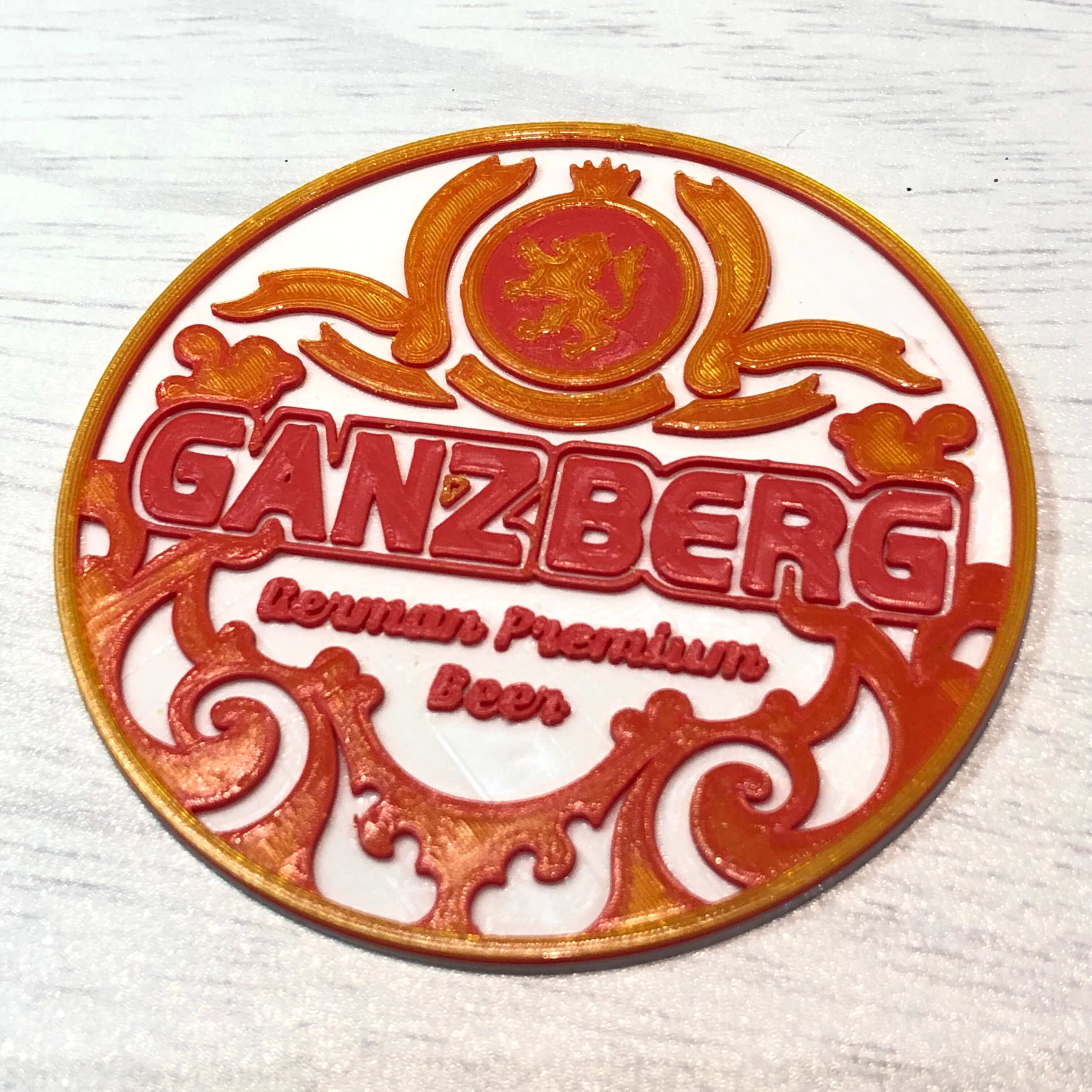 Ganzberg Beer Coaster - Cambodia