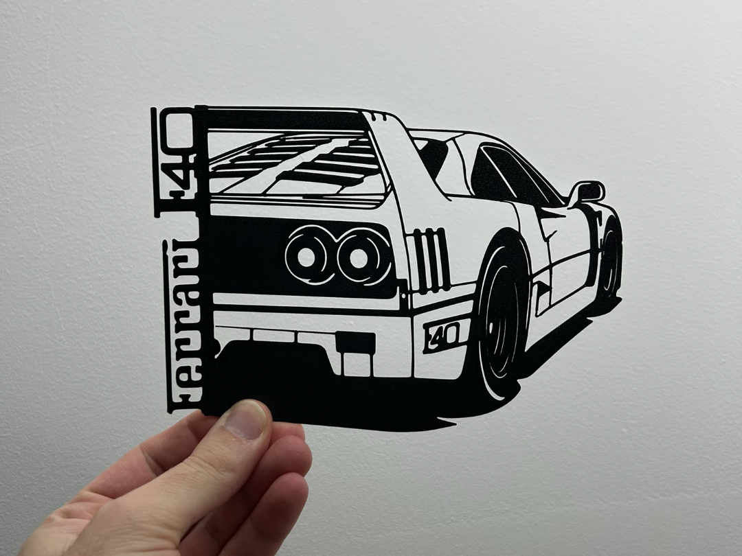 Ferrari F40 - decorazione da parete