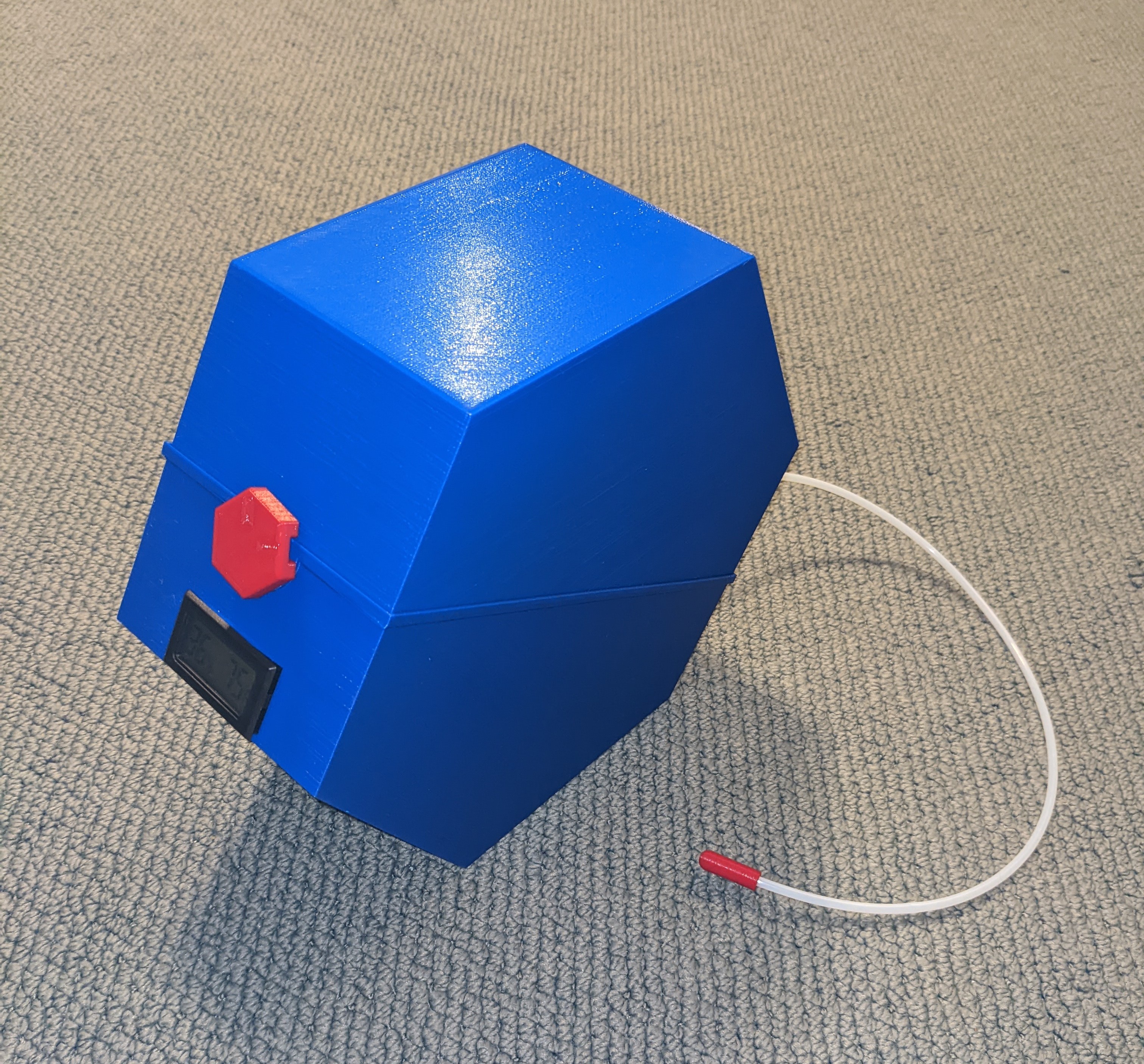 Air tight filament dry box - air-tight Collet, TPU Gaskets, Plastic Axles, No MMU2s side leg