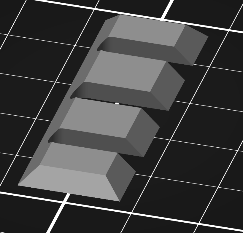 Astra Razor Blade Holder Clip Modified Leading Edge With 45deg Chamfer