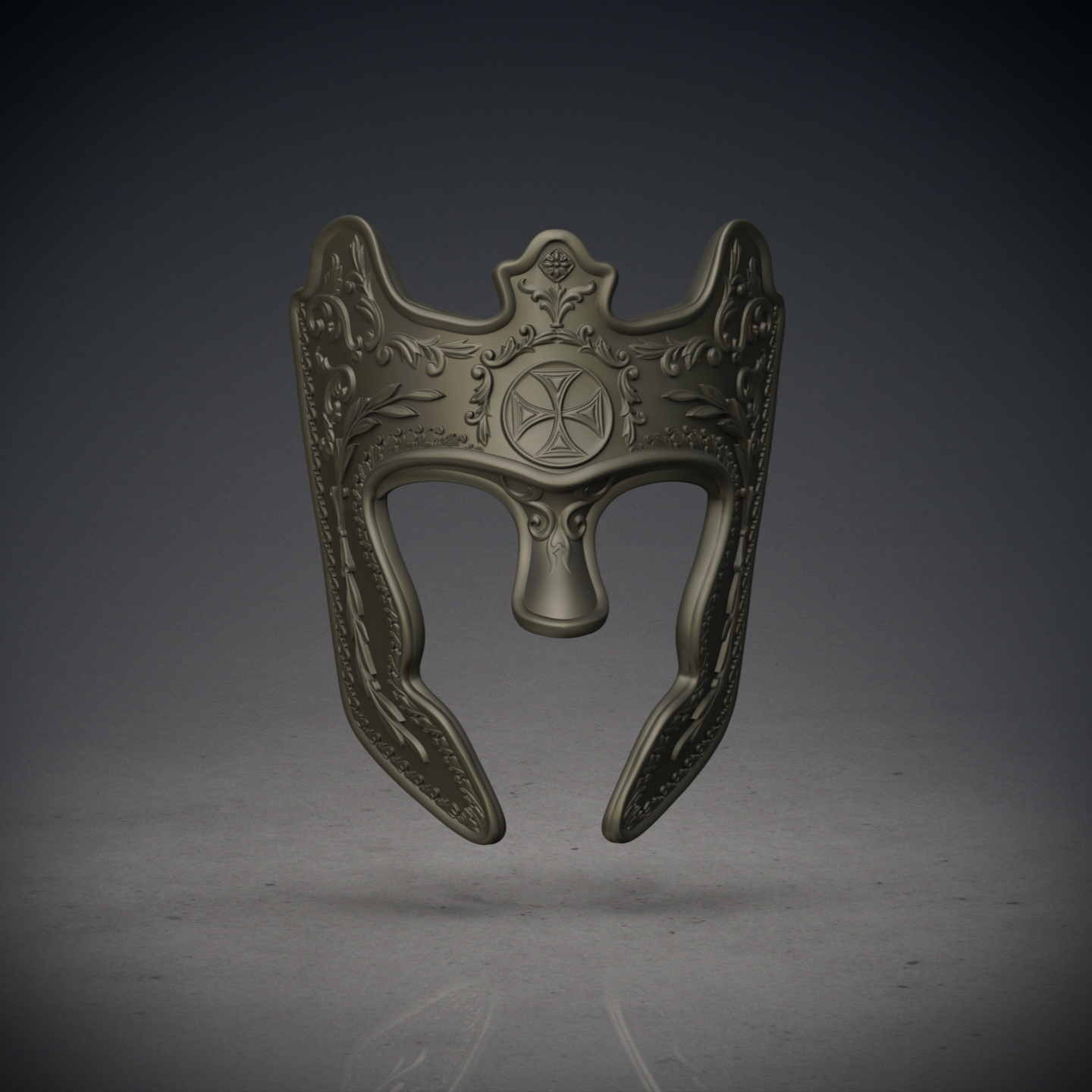Roman Emperor Mask -"Emperor" (Sculptober Day 12)