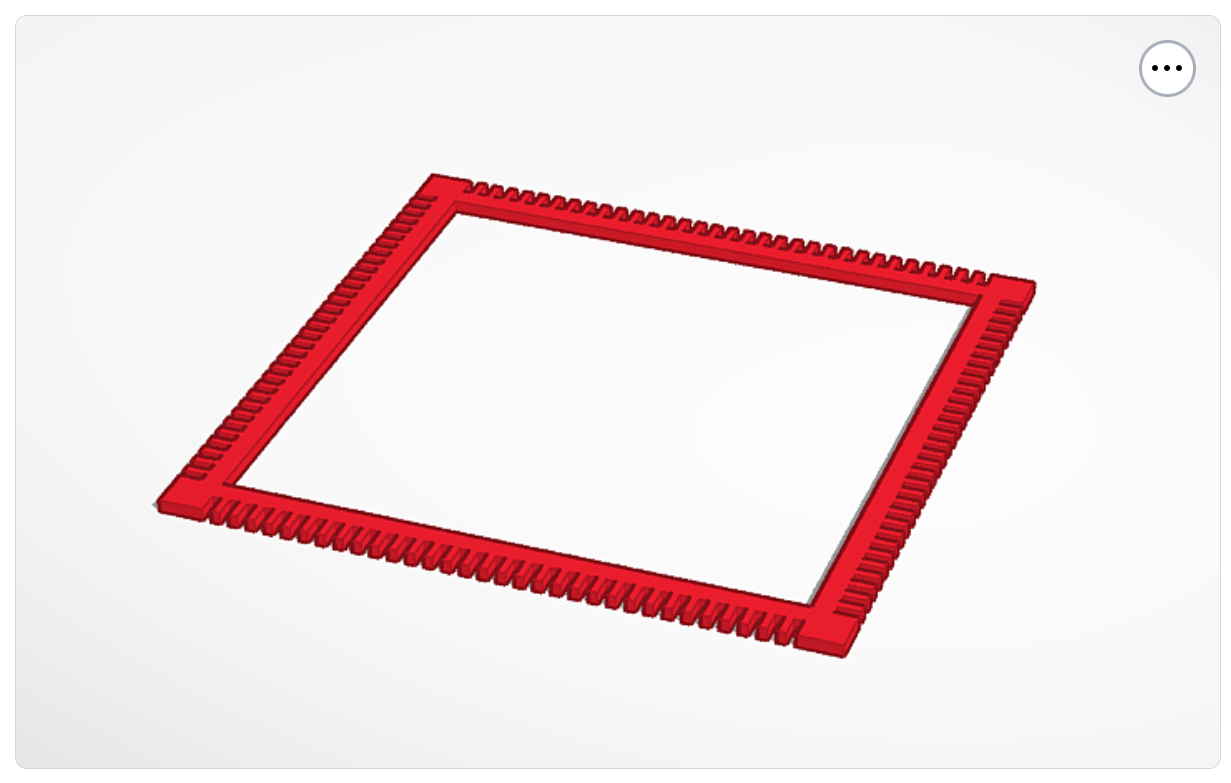 Grid weave loom - 150mm by 150mm, 2mm dents