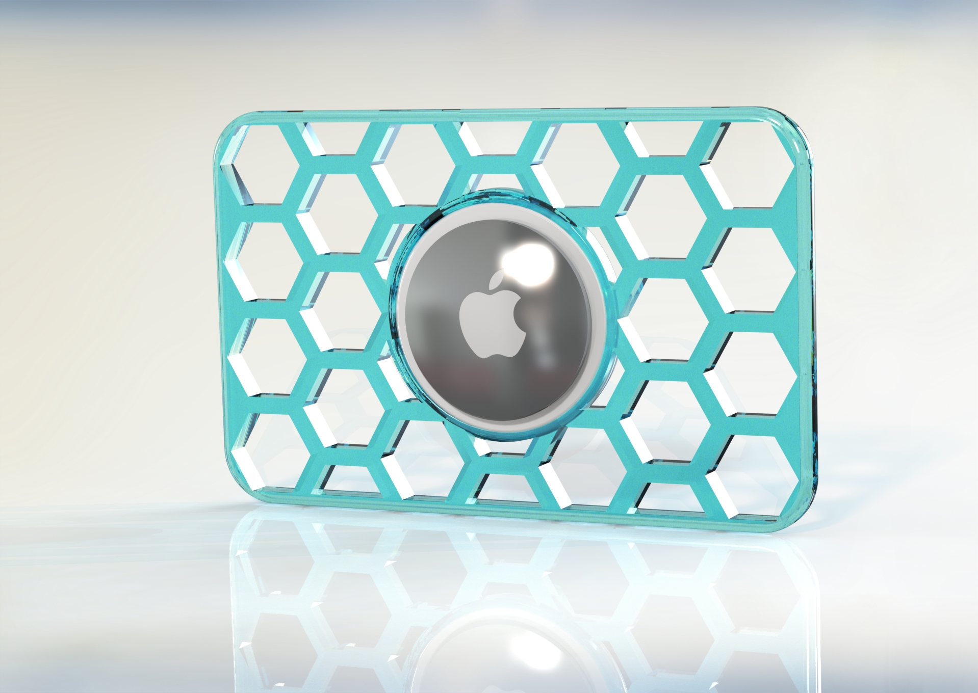 HexCard Apple AirTag Wallet/ Purse Card - Strength & Style - TPU Friendly