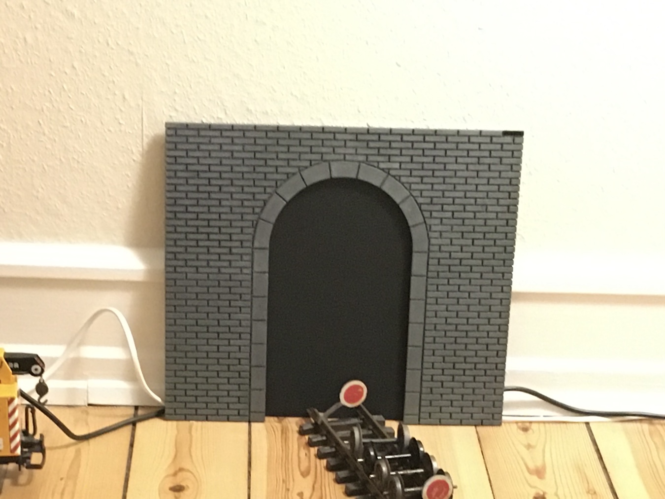 G scale train tunnel entrance