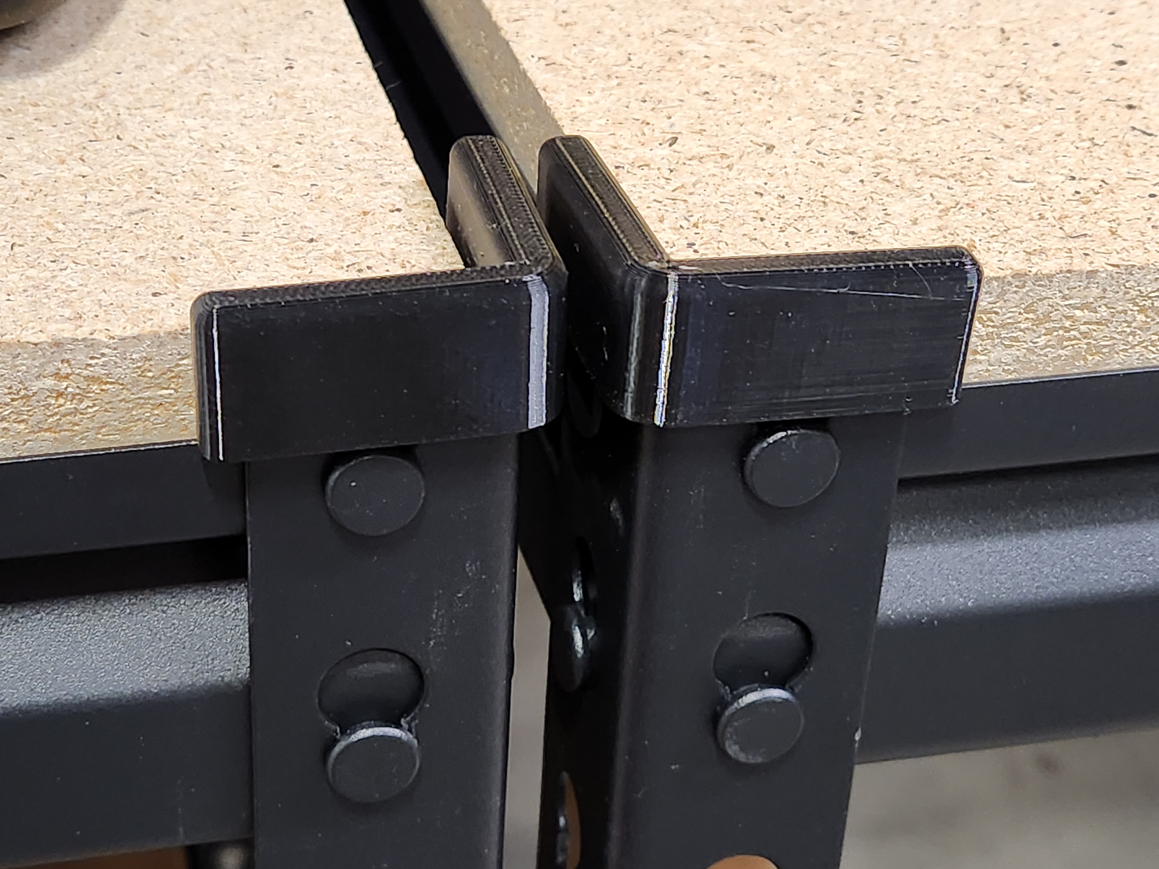 US General Metal Shelving Post Cap (Flex or TPU only) (1.25x1.25 inch, 32x32 mm)