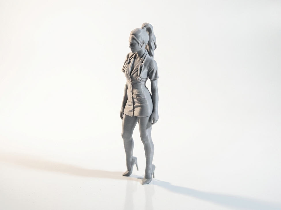 Nurse Figurine Female Character 3D Printable