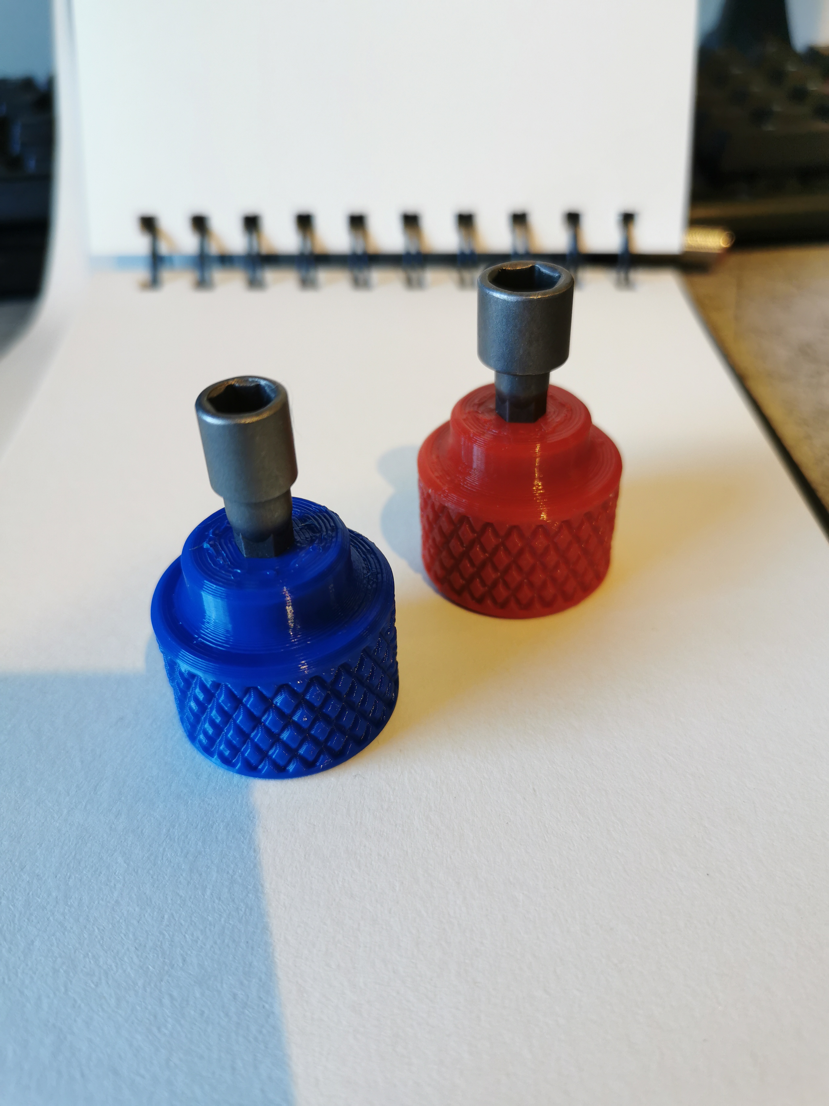 Knurled Bit handle/Nozzle wrench