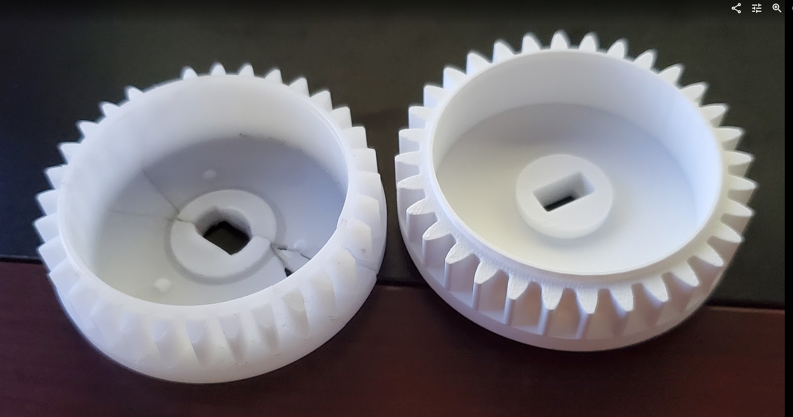 Ice Maker Auger Drive Gear – Replacement Part (3D Model)