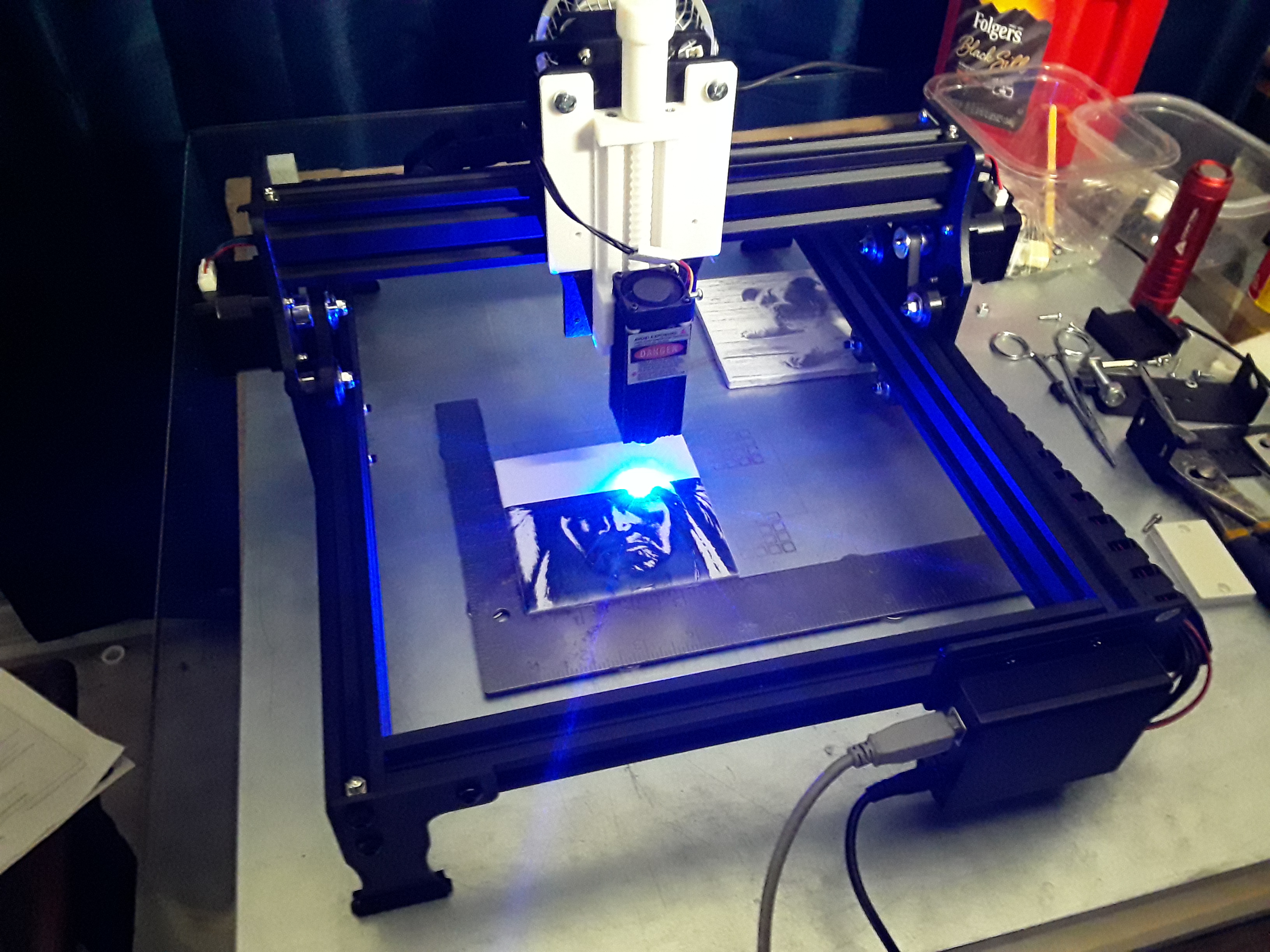 Manual Z-lift for $79 Cenoz/Yofuly/Titoe laser engraver