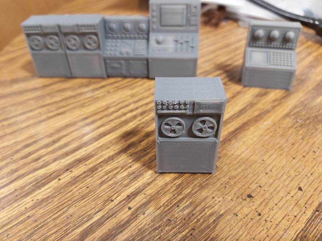 28mm Computer Databank Scenery Terrain - Separated