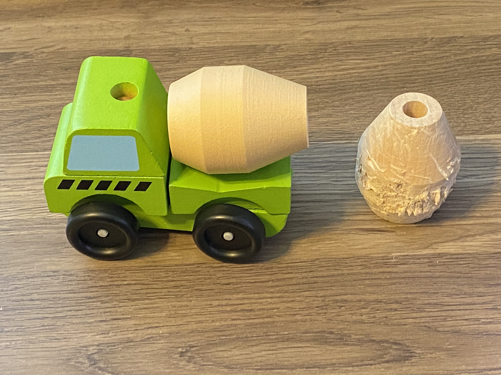 Replacement cement mixer drum for Melissa & Doug Stacking Construction Vehicles