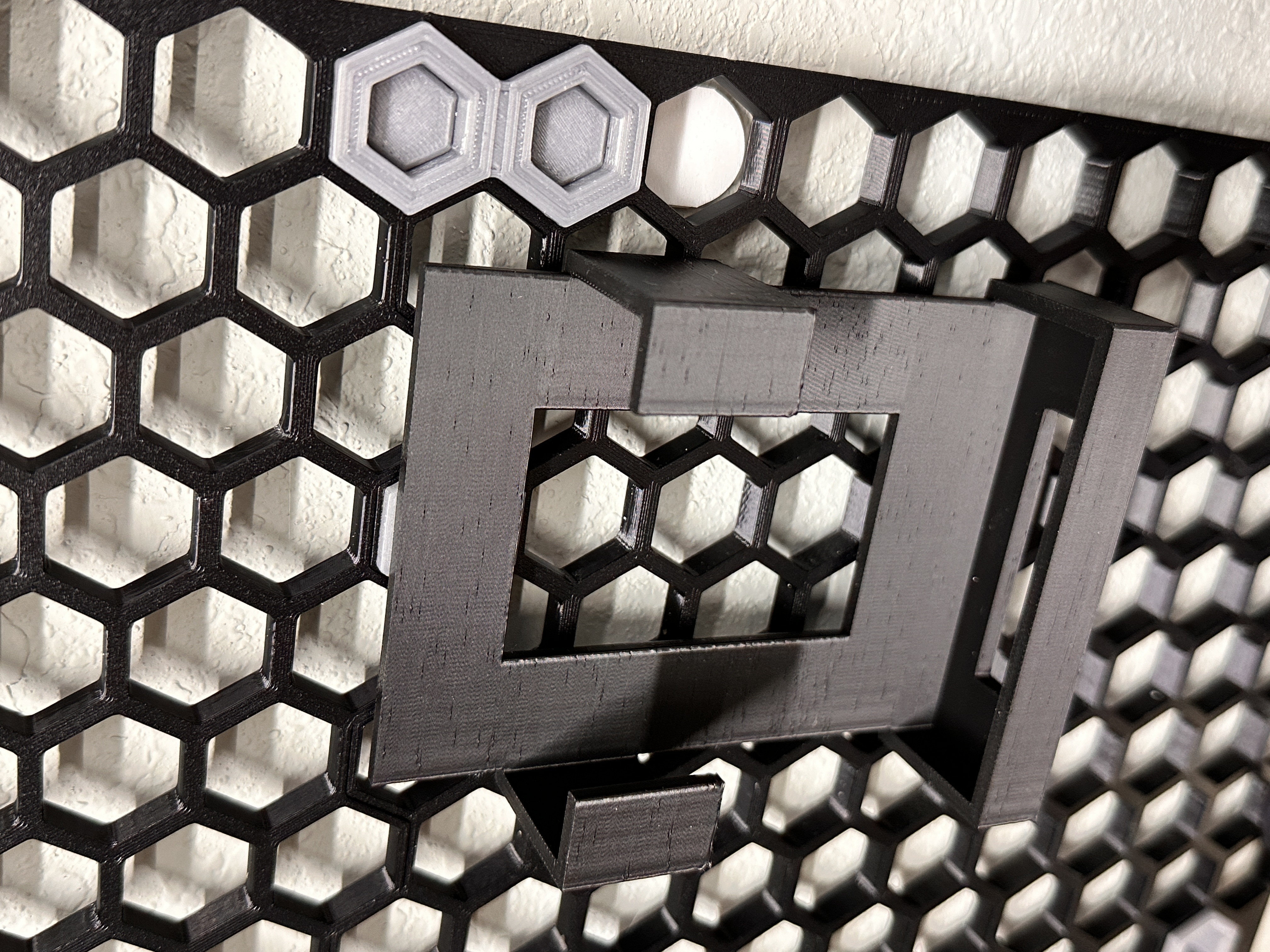 Honeycomb Wall Storage External Hard Drive Mount