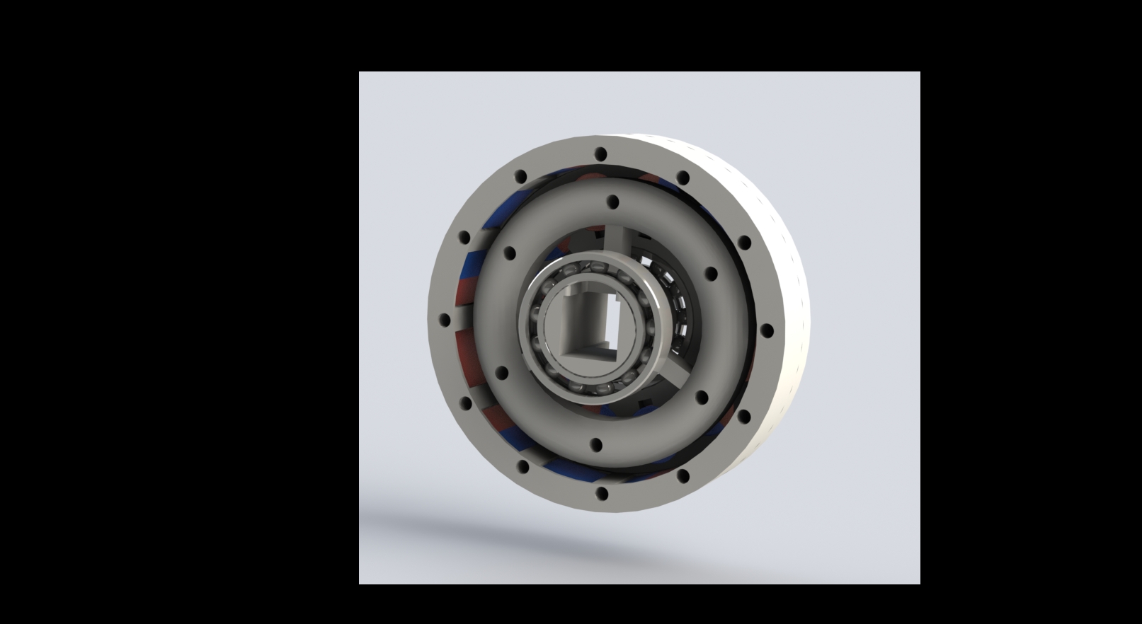 BLDC PMSM Concentrated Helical Toroidal Flux Motor