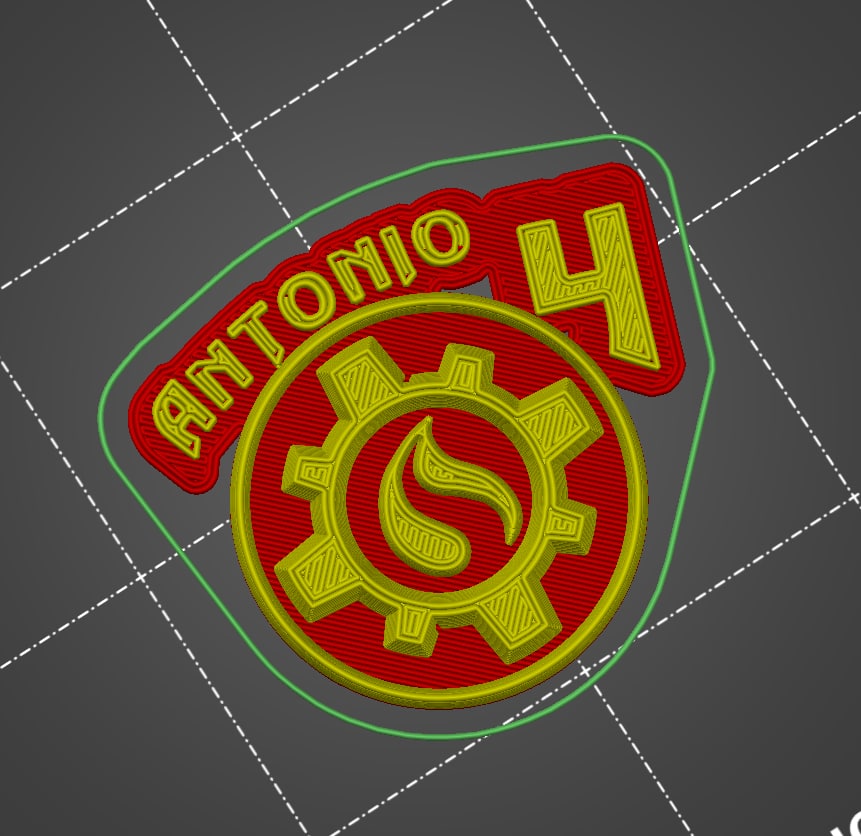 Logo Pompiere Sam Antonio 4 magnete