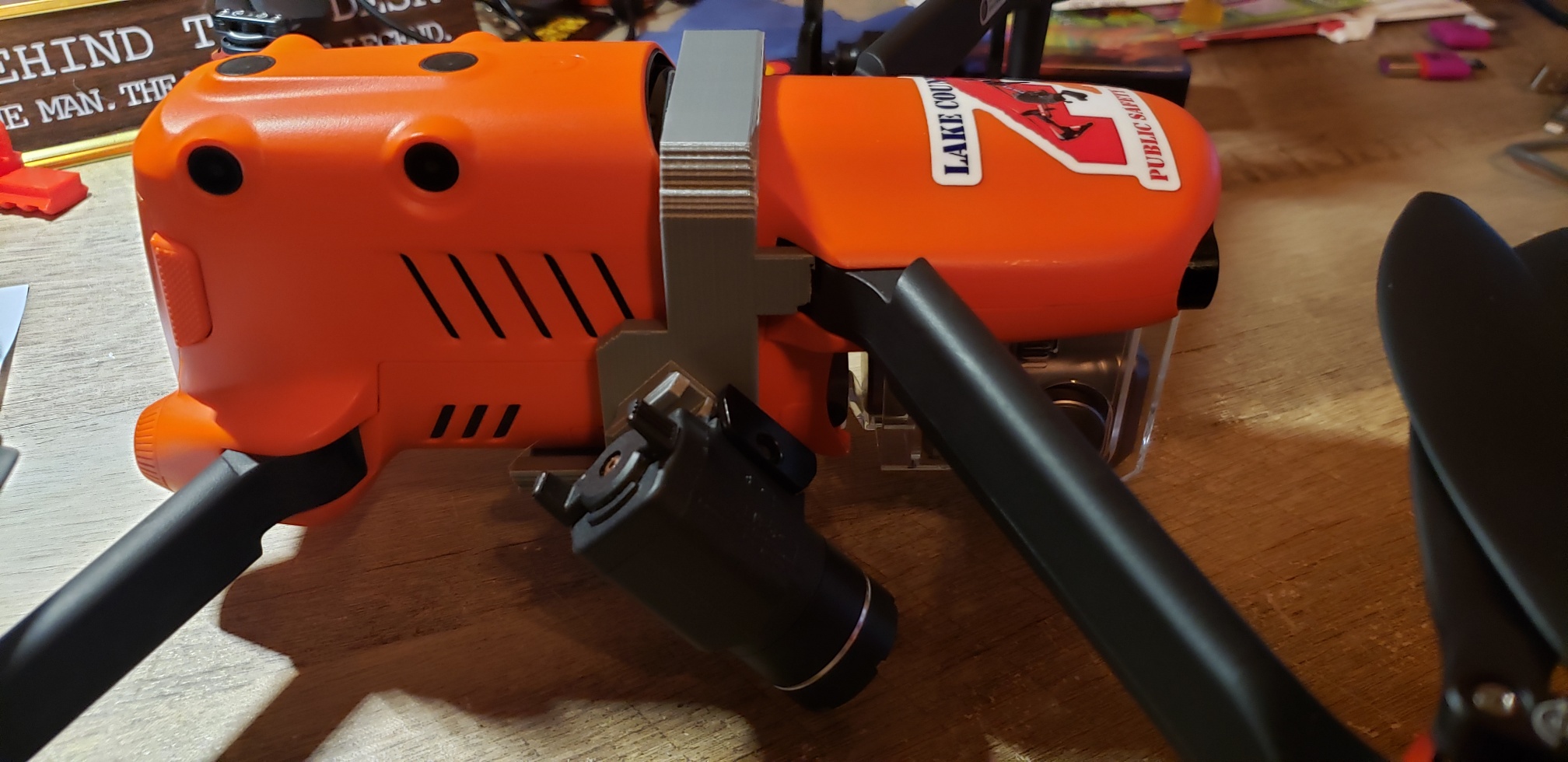 Autel EVO 2 Mount with Pic Rail for spotlights and attachements