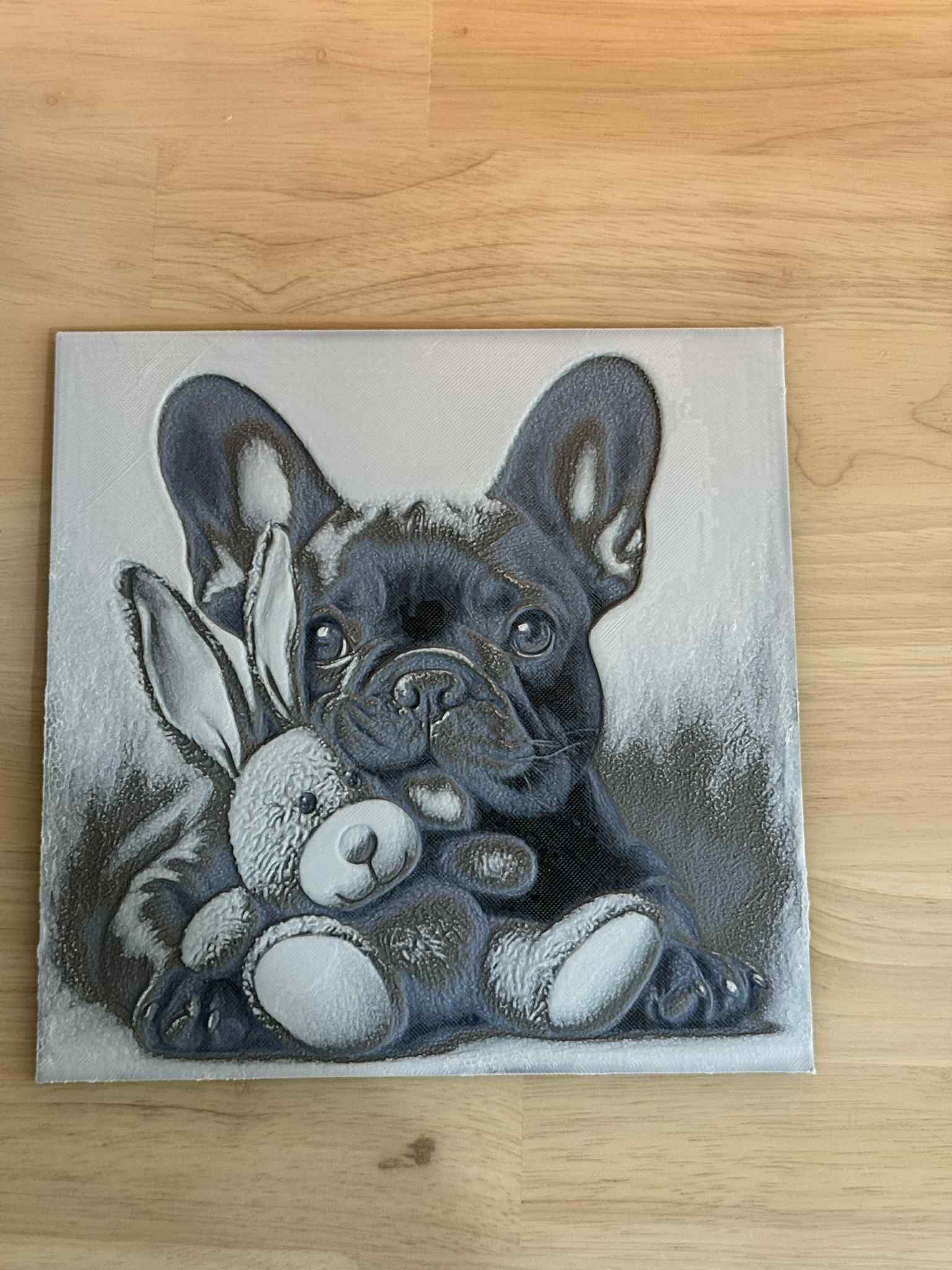 Frenchie and Bunny