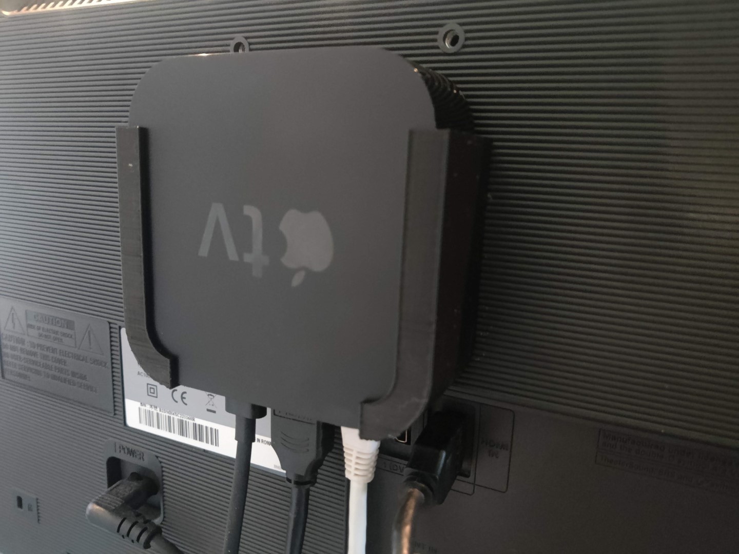 Apple TV mount (models 2017-2022) (HD/4K) tv or wall mount VESA 75
