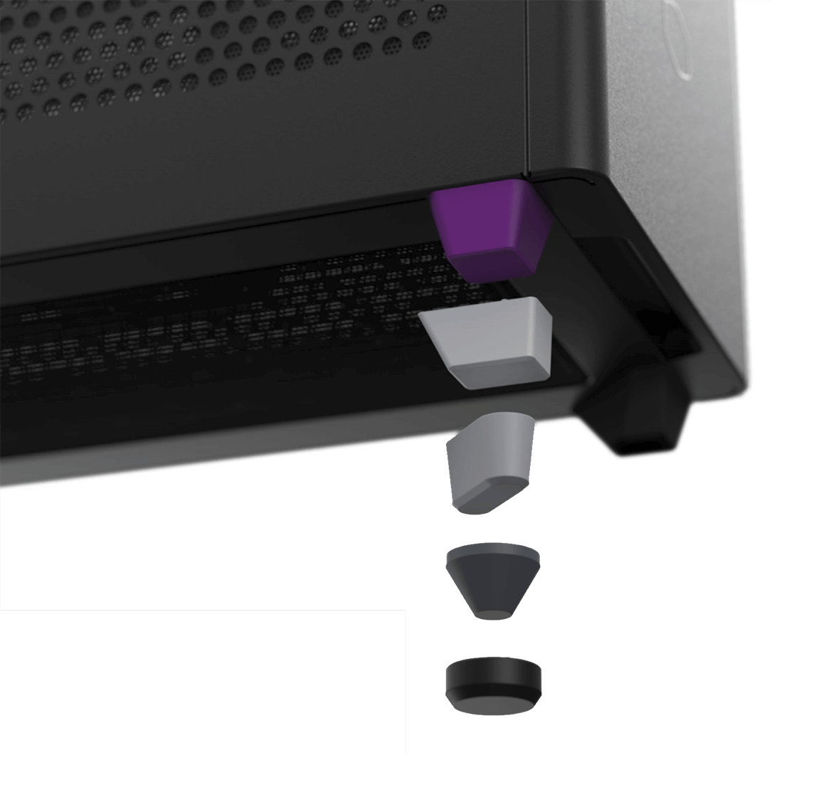 Squared/Tapered Feet Replacement - MasterBox NR200 & MasterBox NR200P - Official