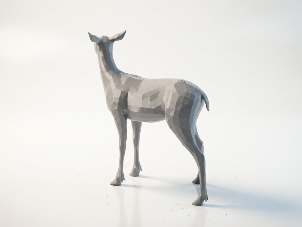 Realistic Doe Deer Animal Figurine 3D Printable