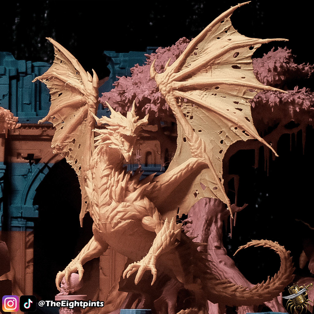 Glass-Lurk Drake Monster Beast - The Eightpints The Chamuscado Glass Wastes