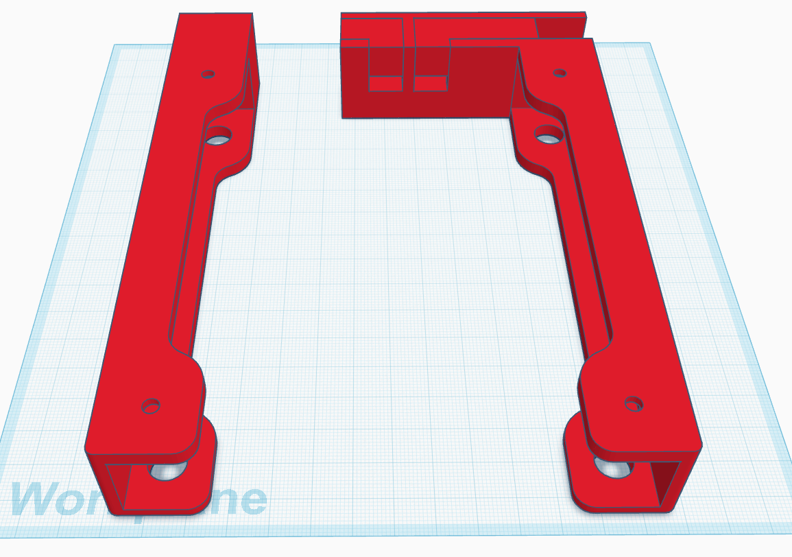 Dual Angled usb-c MacBook Pro M3/M2/M1 Voronoi Under Desk Mount (14 inch)