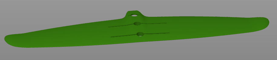 Hydrofoil Front Wing for SABFOIL Fuselage