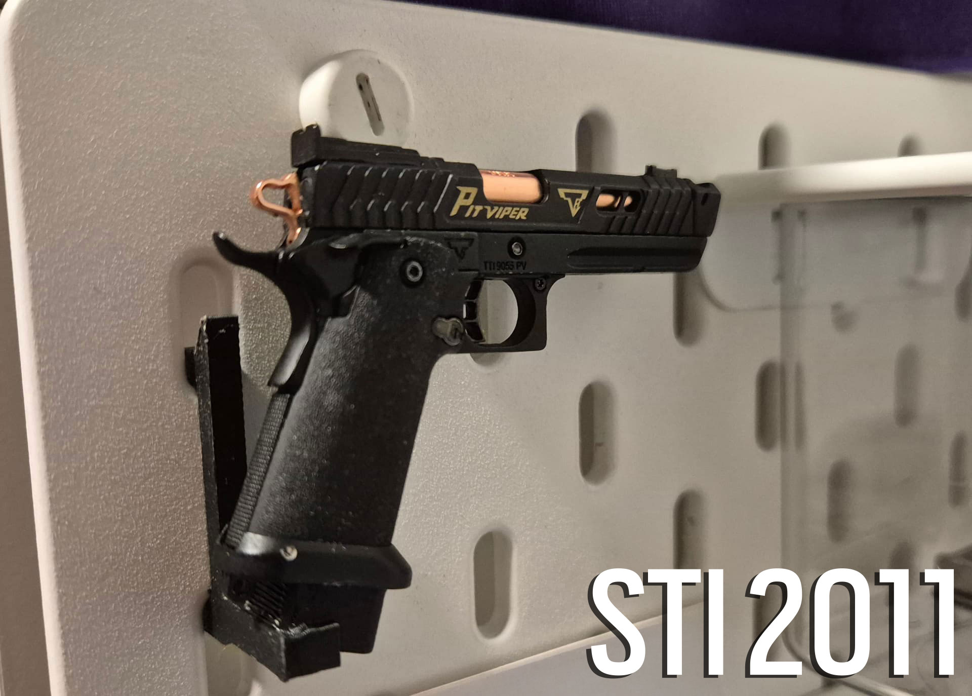 Skadis Hook Mount & Magazine Racks for 1:3 Scale Model Pistols (Alloy Empire)