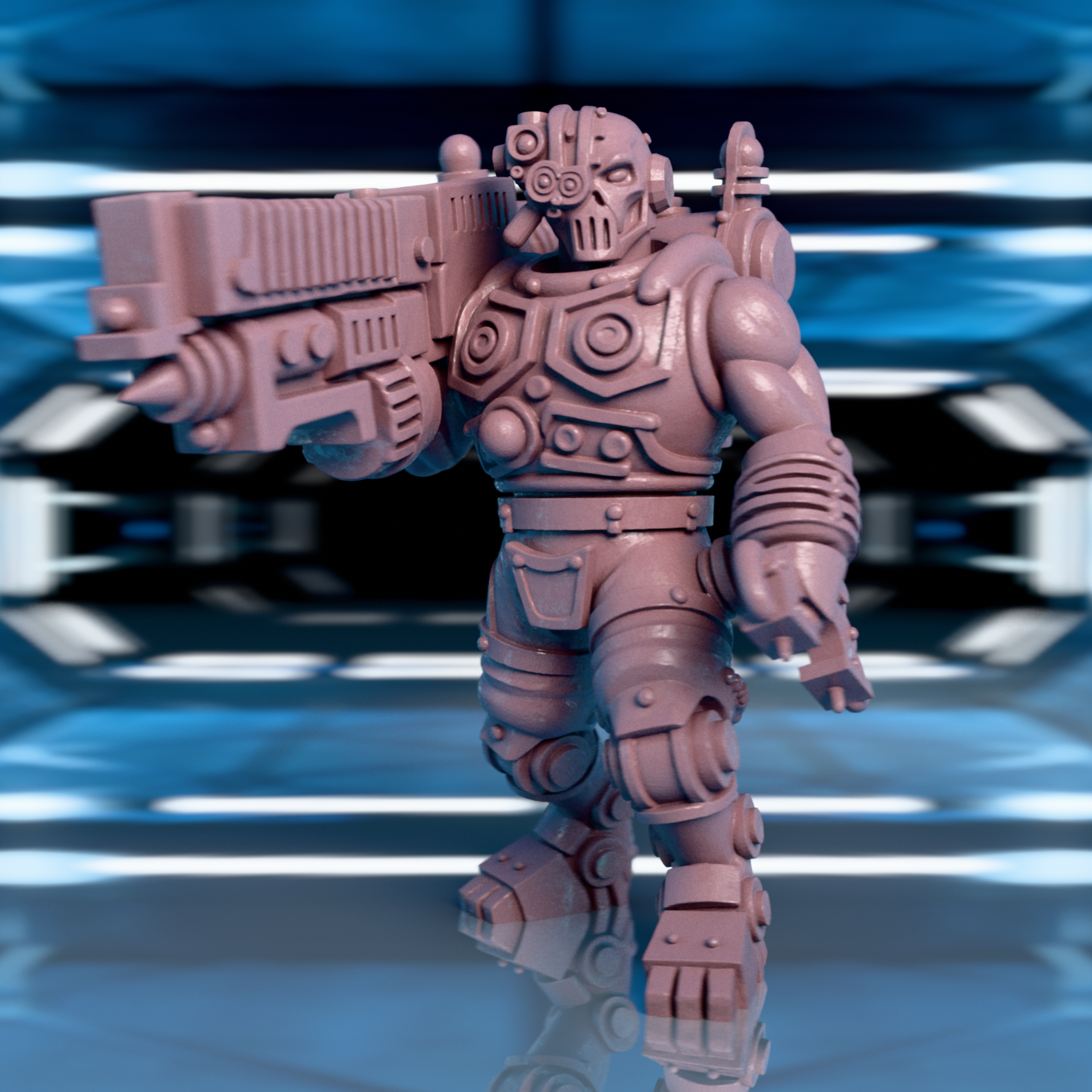 Gun Servant – Cybernetic Heavy Infantry STL