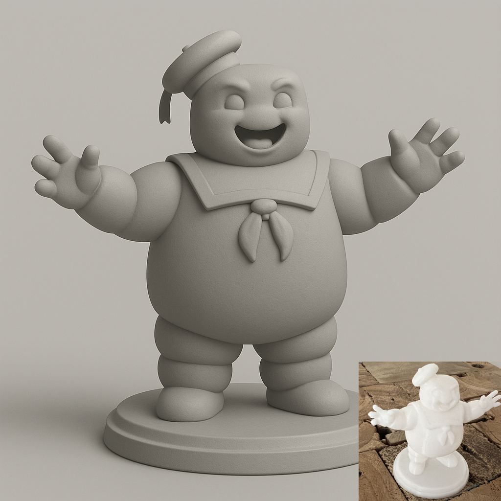 Bibendum Chamallow (Stay Puft Marshmallow Ghosbusters)
