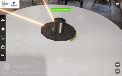 Gaia satellite model for augmented reality application