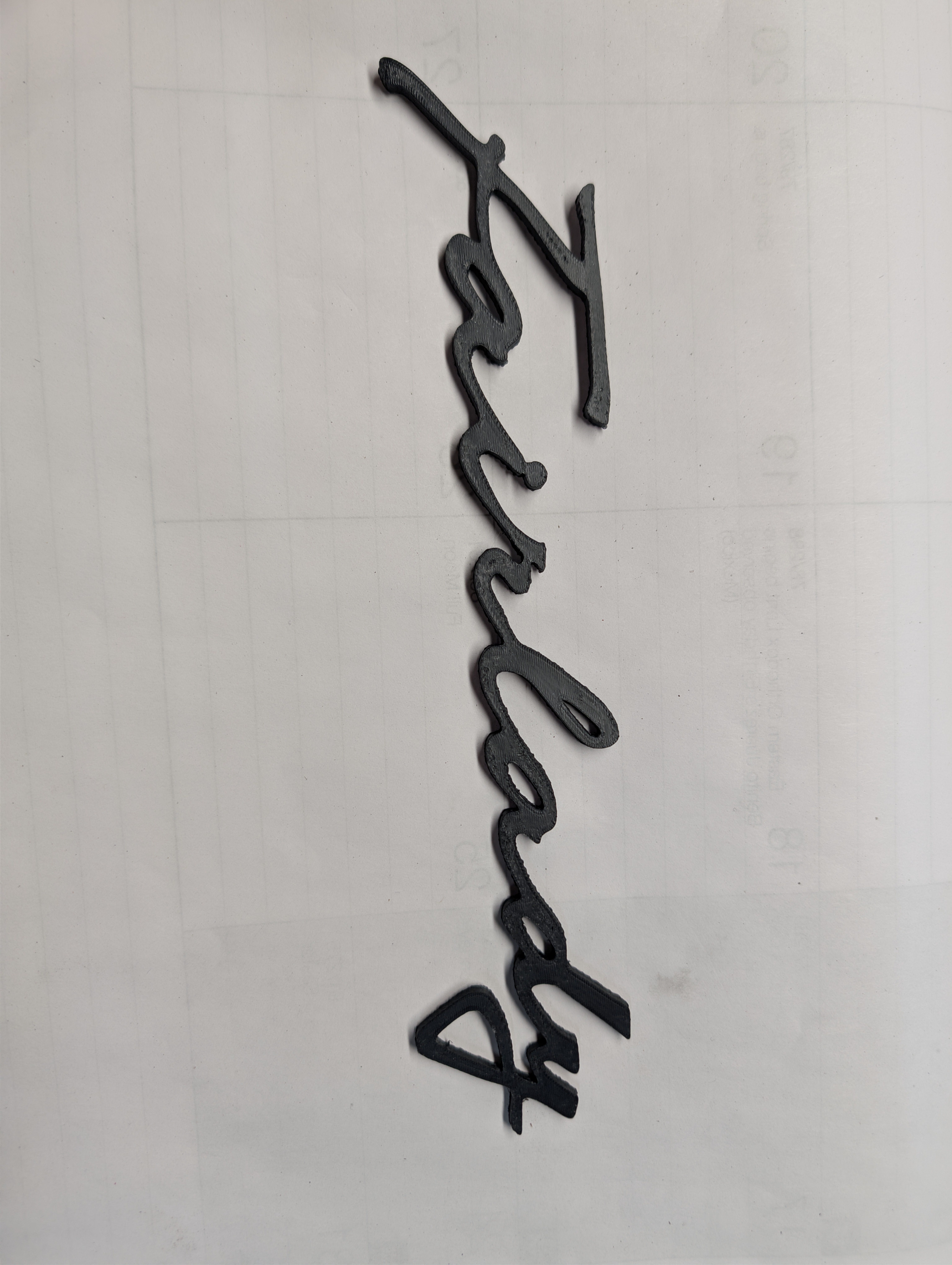 Cursive Fairlady Datsun Roadster Emblem