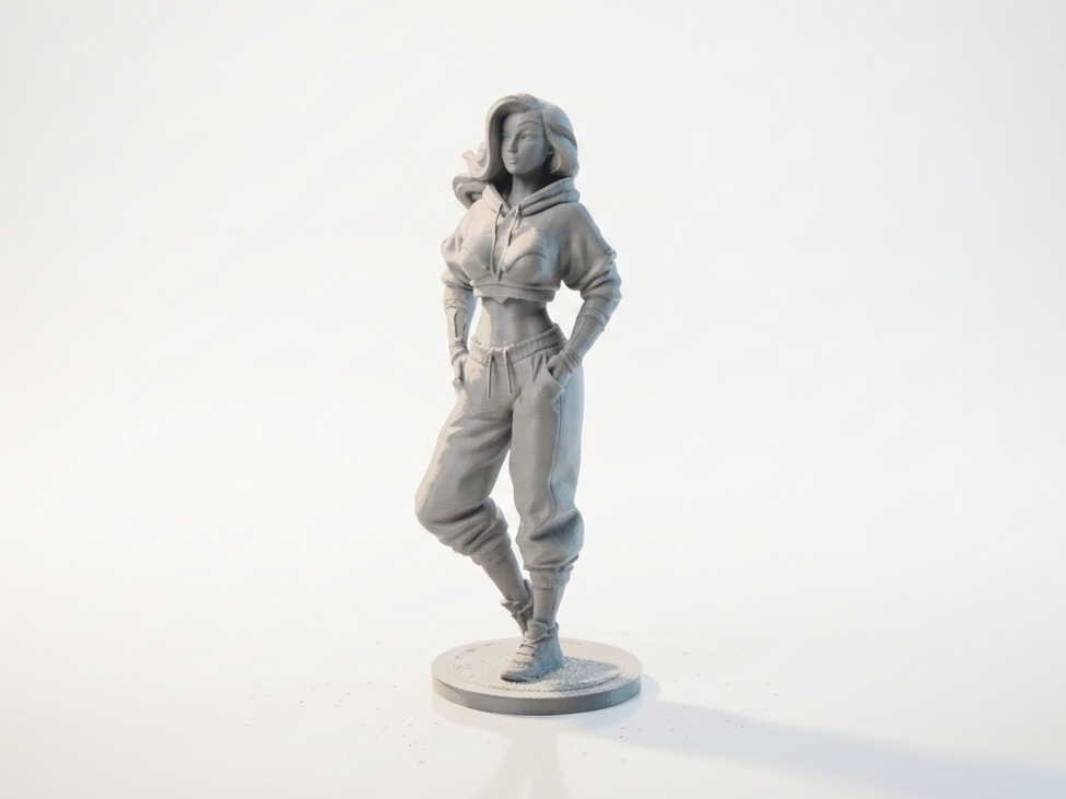 Street Wonderwoman Figurine Urban Style 3D Printable