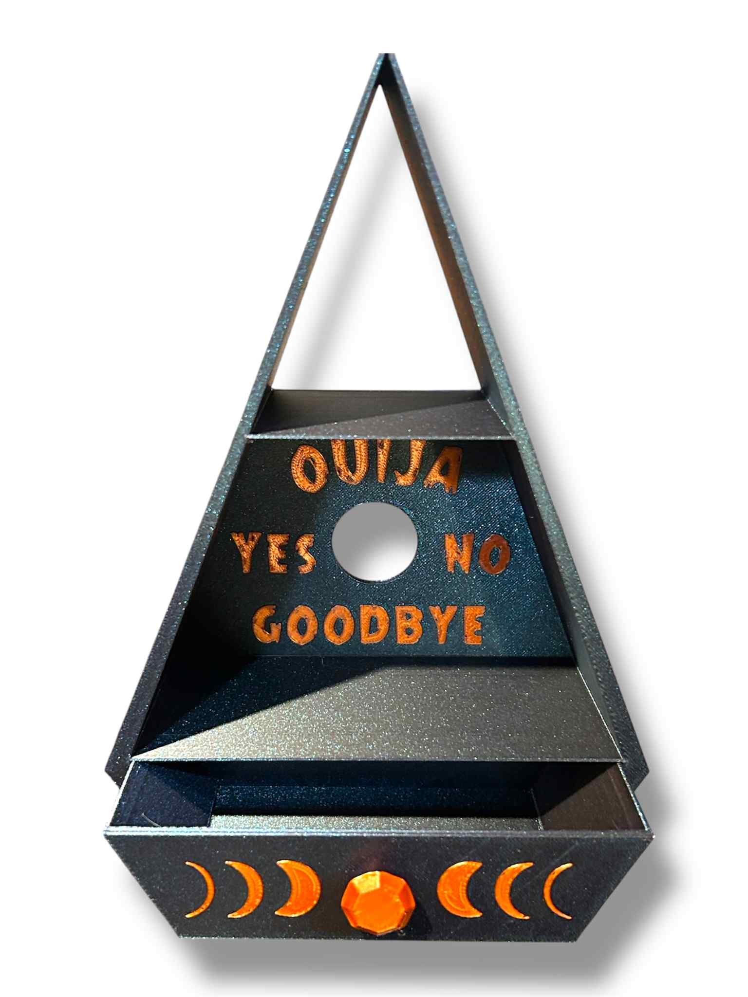 Ouija Planchette Shelf with Drawer